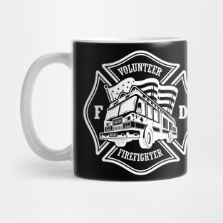 Firefighter Volunteer Father Gift Mug